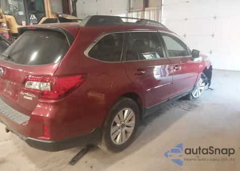 2016 Subaru Outback 2.5I Premium z USA, uszkodzony, nr VIN 4S4BSACC2G3262783